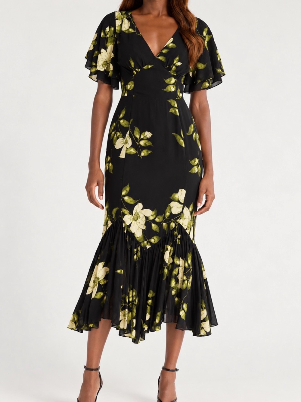 Reformation Salvia Floral Dress Size 0